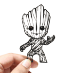 Poly‑Art Baby Groot Figurine