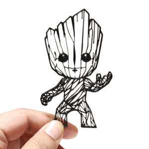Poly‑Art Baby Groot Figurine