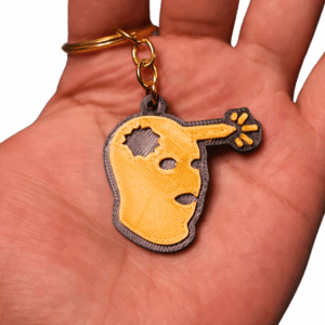 Counter‑Strike Headshot Keychain & Bag Charm (Pro-gamer Series)
