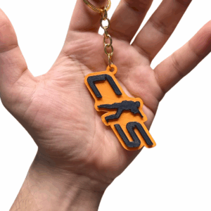 Counter Strike Merch Logo Keychain & Bag Charm (Pro-gamer Series)