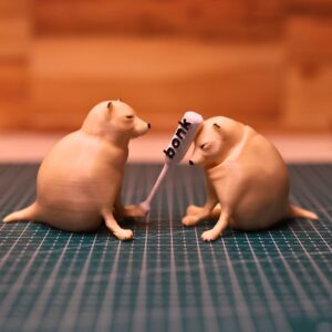 Shiba Inu Bonk Rare Meme Collectible Figurine