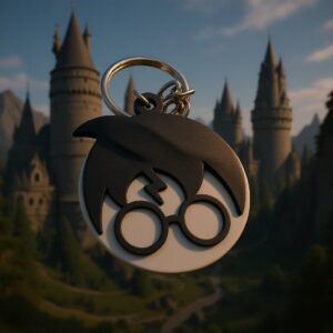 Minimalistic Harry Potter Keychain / Bag Charm