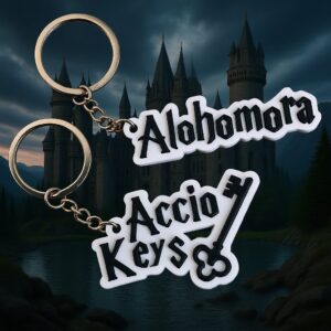 Harry Potter Spell Keychain Set