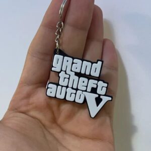 GTA 5 (Logo) Keychain / Bag Charm