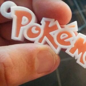Pokemon Logo Keychain / Bag Charm