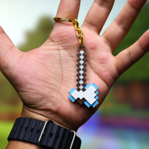 Minecraft Axe Keychain / Bag Charm