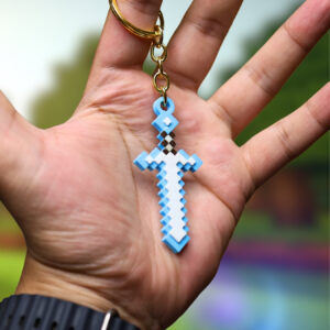 Minecraft Sword Keychain / Bag Charm