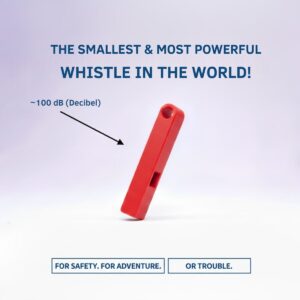High-decibel Mini Survival Whistle (~100 dB) for Safety, Adventure or Just Fun