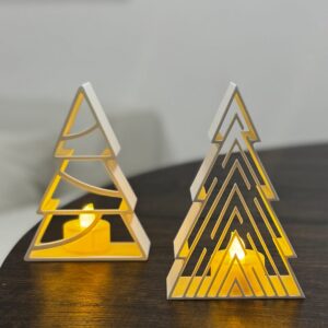 Modern Christmas Tree - Tealight Holders