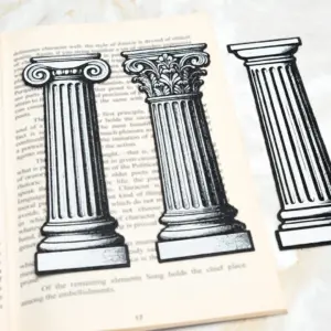 Classical Column Bookmarks (Pack of 3)