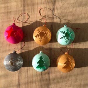 Christmas Baubles | Pack of 6