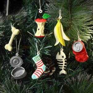 Quirky Food Waste Ornaments | Pack of 7