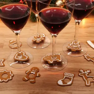 Gingerbread Wine Markers | Set of 12