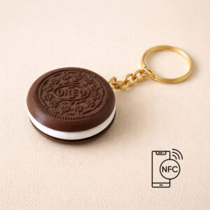 Oreo Keychain / Bag Charm with NFC