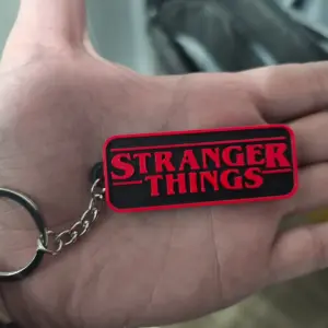 Stranger Things Logo Keychain (A)