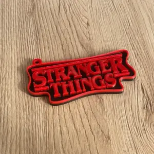 Stranger Things Logo Keychain (B)